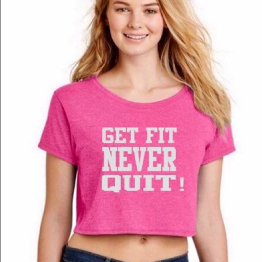 Juniors & Ladies Workout/Gym Crop Top